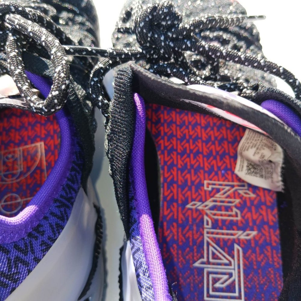 Nike LeBron XVIII NRG GS Size 4Y Black Bright Crimson Youth Woman Kids - Picture 13 of 16